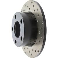 StopTech - StopTech Sport Cryo Cross Drilled Brake Rotor; Rear Left - Image 4