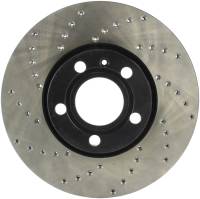 StopTech Sport Cross Drilled Brake Rotor; Front Right