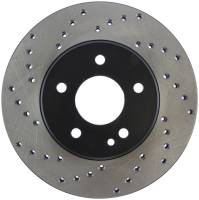 StopTech Sport Cross Drilled Brake Rotor; Front Right