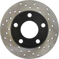 StopTech - StopTech Sport Cryo Cross Drilled Brake Rotor; Rear Left - Image 4