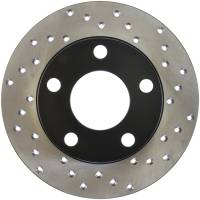 StopTech - StopTech Sport Cross Drilled Brake Rotor; Rear Left - Image 1