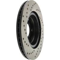 StopTech - StopTech Sport Cryo Cross Drilled Brake Rotor; Front and Rear Left - Image 4