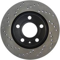 StopTech Sport Cross Drilled Brake Rotor; Front and Rear Right