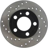 StopTech Sport Cross Drilled Brake Rotor; Rear Right