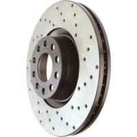 StopTech - StopTech Sport Cryo Cross Drilled Brake Rotor; Front Left - Image 4