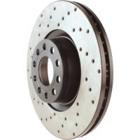 StopTech - StopTech Sport Cryo Cross Drilled Brake Rotor; Front Right - Image 4