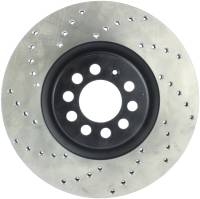 StopTech Sport Cross Drilled Brake Rotor; Front Right