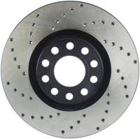 StopTech Sport Cross Drilled Brake Rotor; Front Right