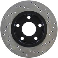 StopTech - StopTech Sport Cross Drilled Brake Rotor; Rear Left - Image 2