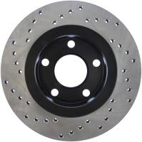 StopTech - StopTech Sport Cross Drilled Brake Rotor; Rear Left - Image 2