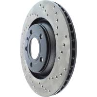 StopTech - StopTech Sport Cryo Cross Drilled Brake Rotor; Rear Left - Image 4