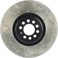 StopTech Sport Cross Drilled Brake Rotor; Front Right