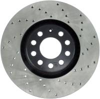 StopTech - StopTech Sport Cross Drilled Brake Rotor; Front Left - Image 1