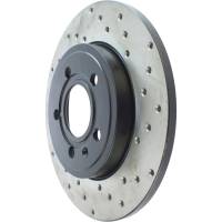 StopTech - StopTech Sport Cryo Cross Drilled Brake Rotor; Rear Left - Image 5