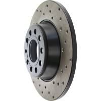 StopTech - StopTech Sport Cryo Cross Drilled Brake Rotor; Rear Left - Image 5