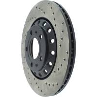 StopTech - StopTech Sport Cryo Cross Drilled Brake Rotor; Rear Left - Image 5