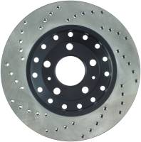 StopTech - StopTech Sport Cross Drilled Brake Rotor; Rear Left - Image 2