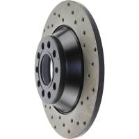 StopTech - StopTech Sport Cryo Cross Drilled Brake Rotor; Rear Left - Image 2