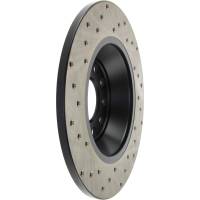 StopTech - StopTech Sport Cryo Cross Drilled Brake Rotor; Rear Left - Image 3