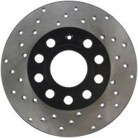 StopTech Sport Cross Drilled Brake Rotor; Rear Right