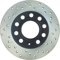 StopTech - StopTech Sport Cryo Cross Drilled Brake Rotor; Rear Left - Image 4