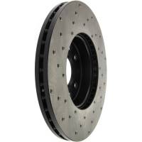 StopTech - StopTech Sport Cryo Cross Drilled Brake Rotor; Front and Rear Left - Image 4