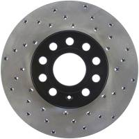 StopTech Sport Cross Drilled Brake Rotor; Front and Rear Left