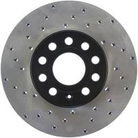 StopTech Sport Cross Drilled Brake Rotor; Front and Rear Right