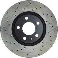 StopTech Sport Cross Drilled Brake Rotor; Front Right