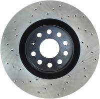 StopTech Sport Cross Drilled Brake Rotor; Front Right