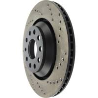 StopTech - StopTech Sport Cryo Cross Drilled Brake Rotor; Rear Left - Image 5