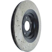 StopTech - StopTech Sport Cryo Cross Drilled Brake Rotor; Rear Left - Image 5