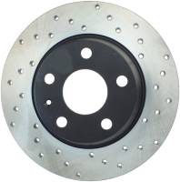 StopTech Sport Cross Drilled Brake Rotor; Rear Left