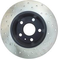 StopTech - StopTech Sport Cross Drilled Brake Rotor; Rear Left - Image 2