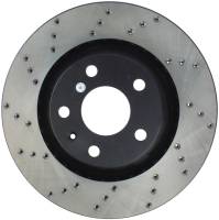 StopTech Sport Cross Drilled Brake Rotor; Rear Right