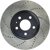 StopTech Sport Cross Drilled Brake Rotor; Front Right