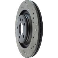 StopTech - StopTech Sport Cryo Cross Drilled Brake Rotor; Rear Left - Image 2