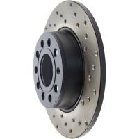 StopTech - StopTech Sport Cryo Cross Drilled Brake Rotor; Rear Left - Image 3