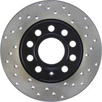 StopTech - StopTech Sport Cryo Cross Drilled Brake Rotor; Rear Left - Image 4