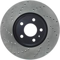 StopTech Sport Cross Drilled Brake Rotor; Front Right