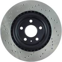 StopTech - StopTech Sport Cross Drilled Brake Rotor; Rear Left - Image 2