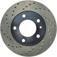 StopTech Sport Cross Drilled Brake Rotor; Front Right