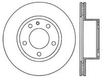 StopTech Sport Cross Drilled Brake Rotor; Front Left