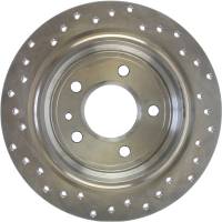 StopTech - StopTech Sport Cryo Cross Drilled Brake Rotor; Rear Left - Image 5