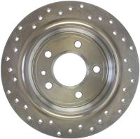 StopTech - StopTech Sport Cross Drilled Brake Rotor; Rear Left - Image 2