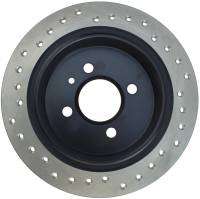 StopTech - StopTech Sport Cross Drilled Brake Rotor; Rear Left - Image 2