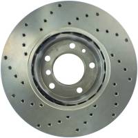 StopTech - StopTech Sport Cross Drilled Brake Rotor; Front Left - Image 2