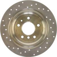 StopTech - StopTech Sport Cryo Cross Drilled Brake Rotor; Rear Left - Image 2