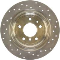 StopTech - StopTech Sport Cross Drilled Brake Rotor; Rear Right - Image 2