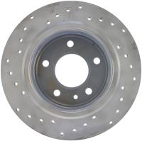 StopTech - StopTech Sport Cross Drilled Brake Rotor; Rear Left - Image 2